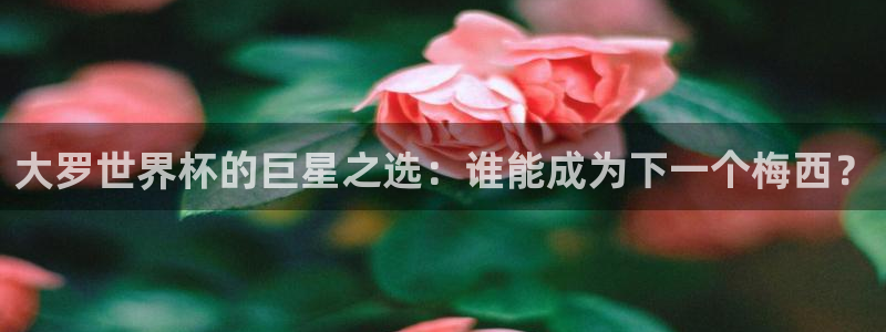 今年的世界杯：大罗世界杯的巨星之选：谁能成为下一个梅西？